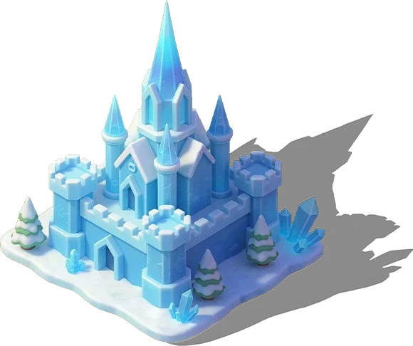 X.Clash 冰雪城堡基地皮肤